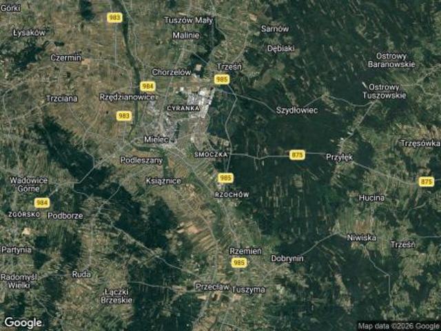 Bezpośrednio, Mielec, ul. Majowa, 1089 m² Działka
