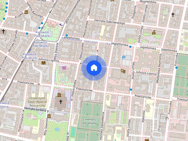Bezpośrednio mieszkanie 2 pokoje Parking Katowice Centrum