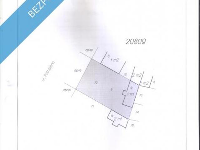 Bezpośrednio Na sprzedaż działka budowlana o powierzchni 580 m2 WZ wszystkie media