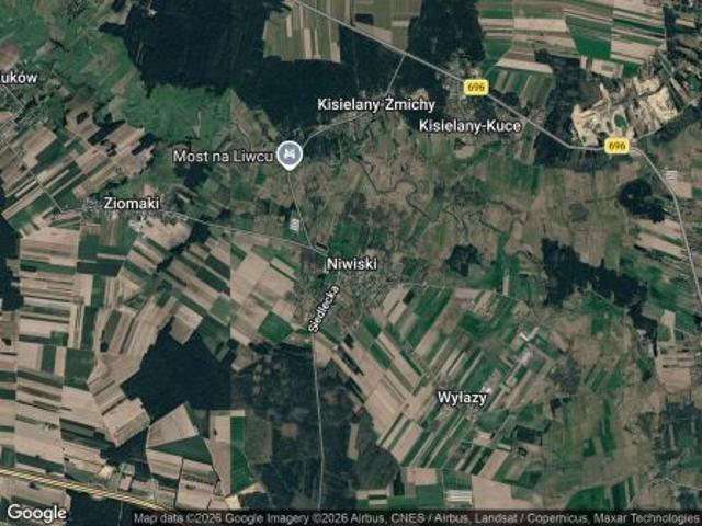 Bezpośrednio, Niwiski, Tuszetów, 28800 m² Działka