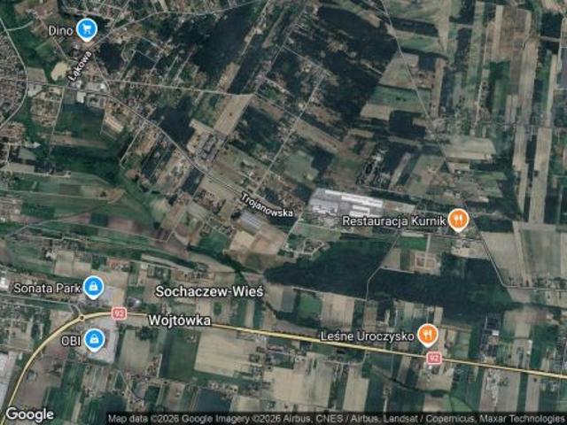 Bezpośrednio, Sochaczew, ul. Trojanowska, 1000 m² Działka