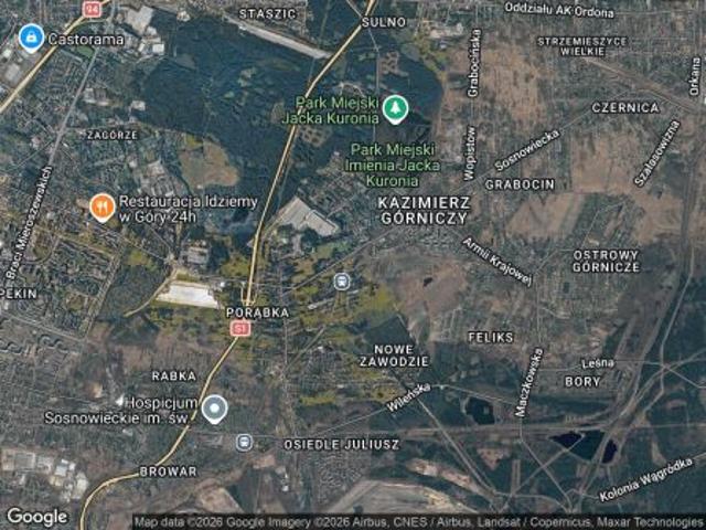 Bezpośrednio, Sosnowiec, Kazimierz, ul. Dworcowa, 8000 m² Działka