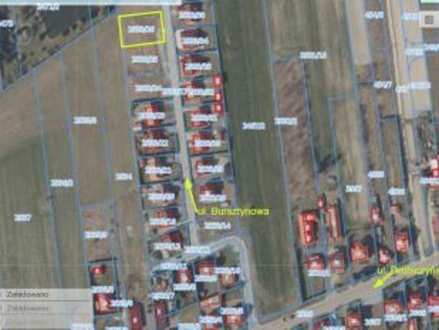 Bezpośrednio, Siemiatycze, ul. Bursztynowa, 901 m² Działka