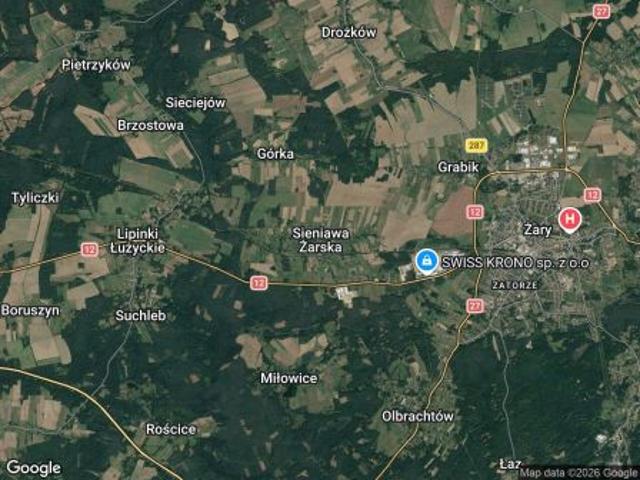 Bezpośrednio, Sieniawa Żarska, 184397 m² Działka