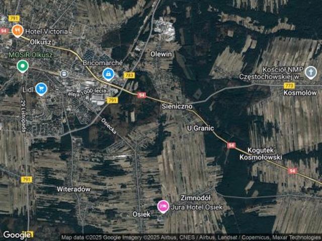Bezpośrednio, Sieniczno, ul. Świerkowa, 1182 m² Działka