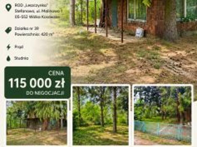 Bezpośrednio, Stefanowo, ul. Malinowa, 420 m² Działka
