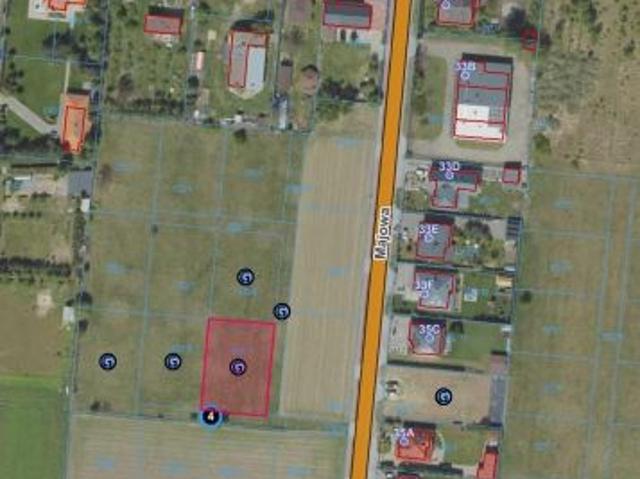 Bezpośrednio, Stok Lacki Folwark, ul. Majowa, 872 m² Działka