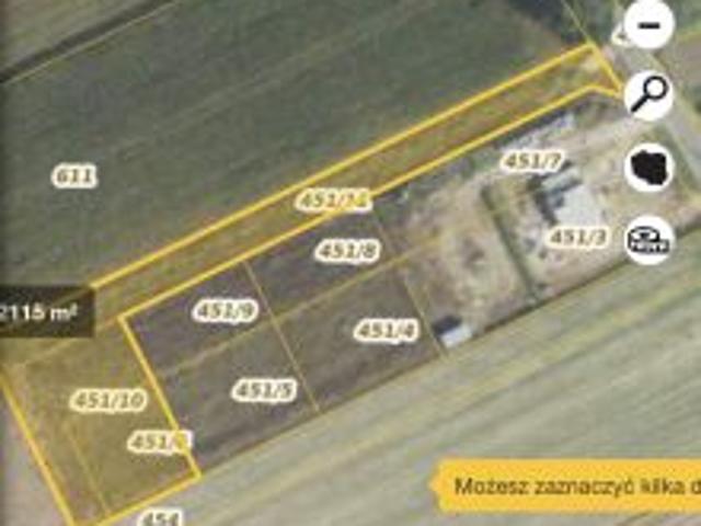 Bezpośrednio, Straszków, 1000 m² Działka