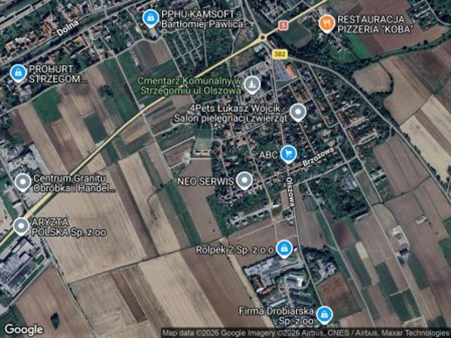 Bezpośrednio, Strzegom, Grabina, ul. Wrzosowa, 1800 m² Działka
