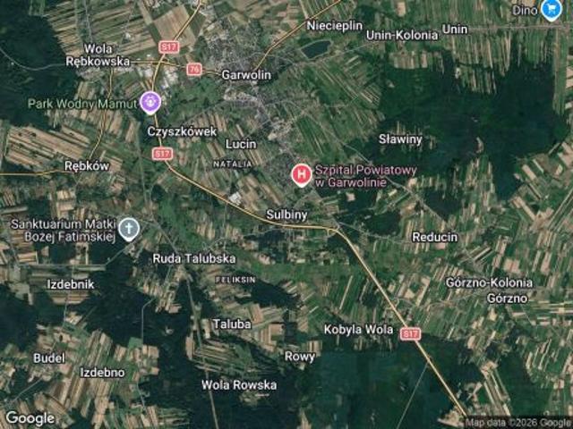 Bezpośrednio, Sulbiny, 1500 m² Działka