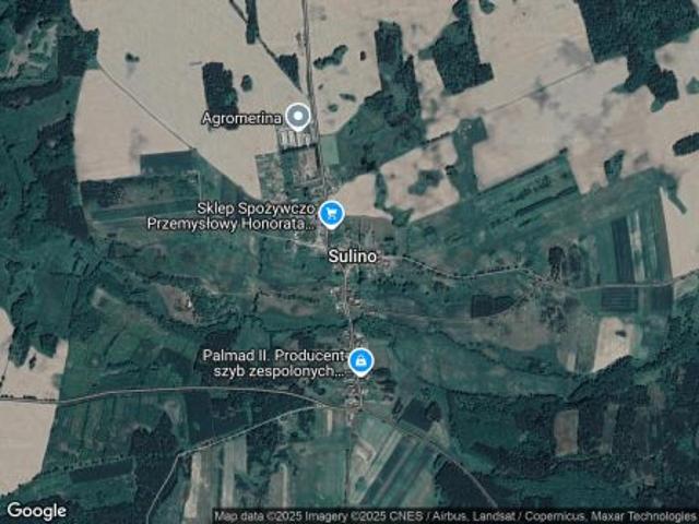 Bezpośrednio, Sulino, 1243 m² Działka