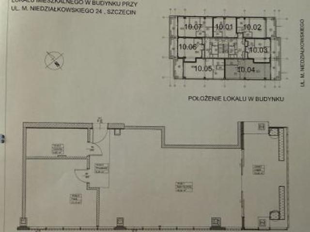 Bezpośrednio, Szczecin, Centrum, ul. Mieczysława Niedziałkowskiego, 74 m² Mieszkanie