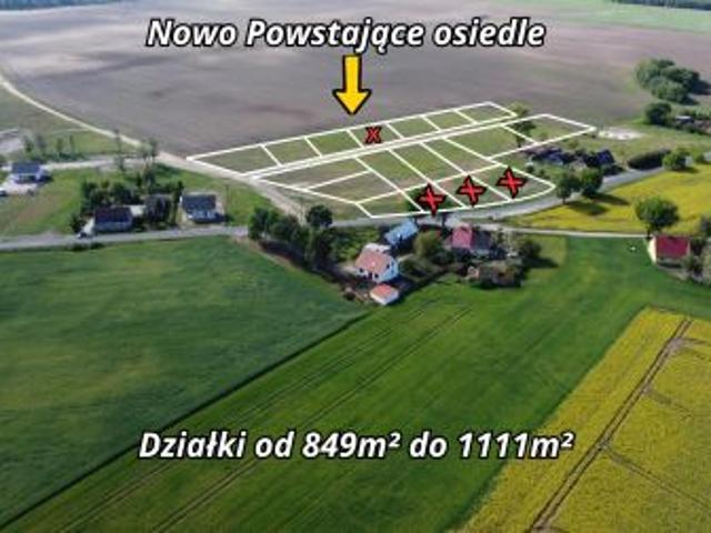 Bezpośrednio, Popowo Tomkowe, 849 m² Działka
