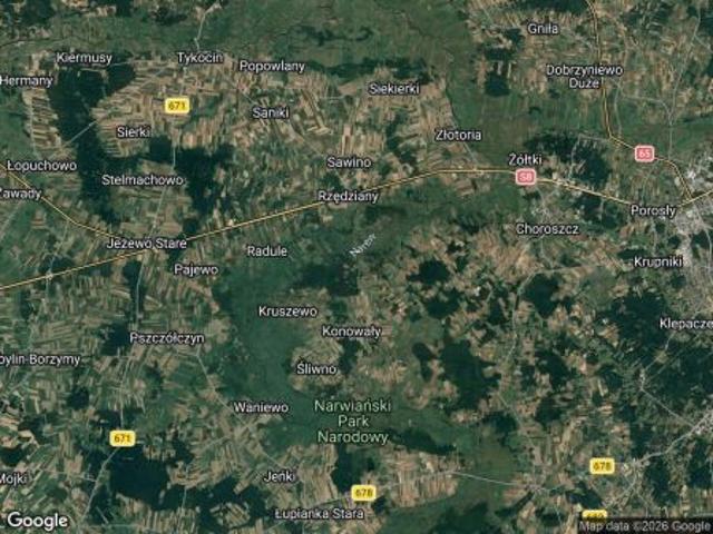 Bezpośrednio, Pańki, 700 m² Działka