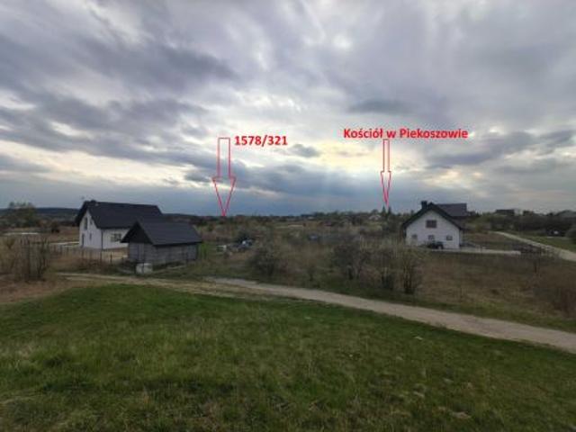 Bezpośrednio, Piekoszów, ul. Bursztynowa, 952 m² Działka