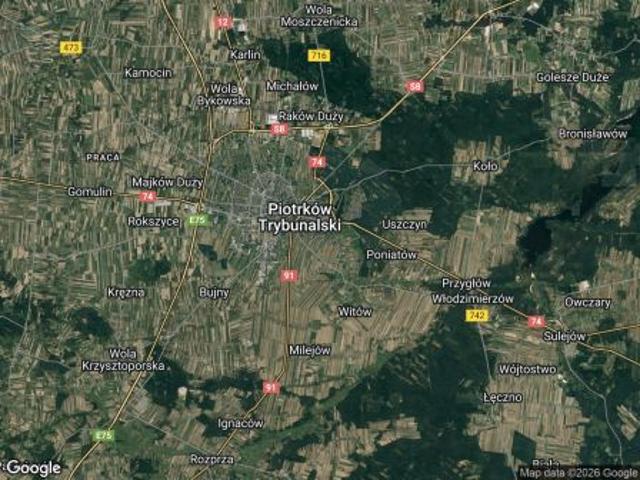 Bezpośrednio, Piotrków Trybunalski, ul. Świerczowska, 2034 m² Działka