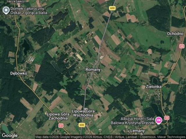 Bezpośrednio, Romany, 1000 m² Działka
