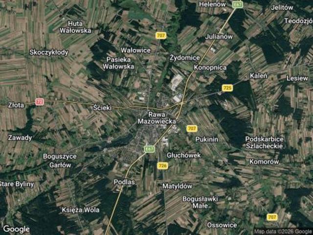 Bezpośrednio, Rawa Mazowiecka, 1200 m² Działka