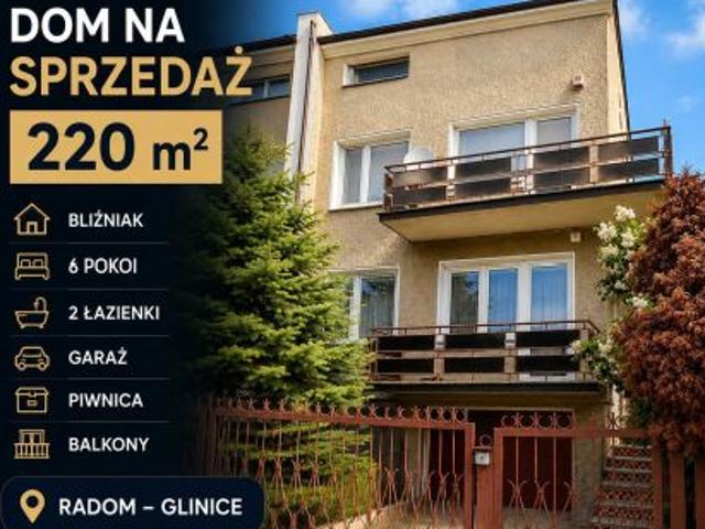 Bezpośrednio, Radom, Glinice, 220 m² Dom