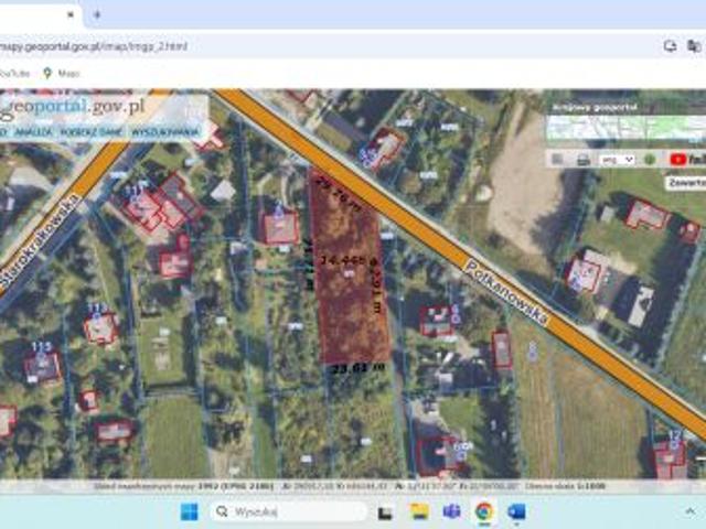 Bezpośrednio, Radom, Jeżowa Wola, ul. Potkanowska, 1450 m² Działka