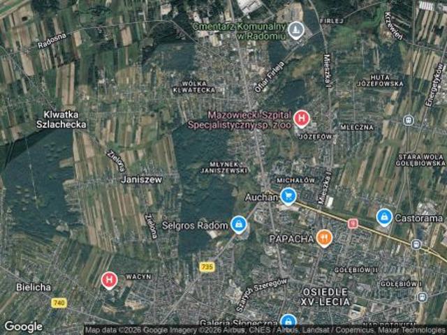 Bezpośrednio, Radom, Młynek Janiszewski, ul. Janiszewska, 1026 m² Działka