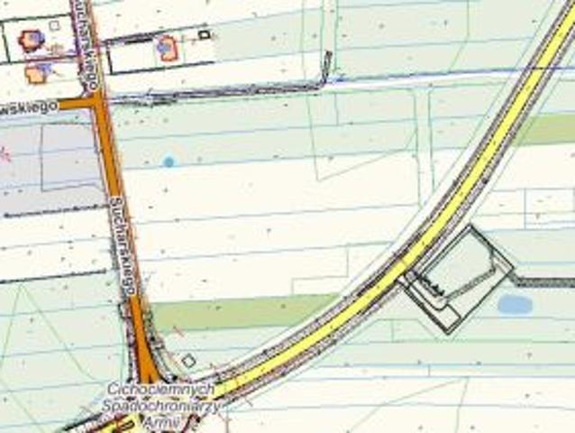 Bezpośrednio, Radomsko, ul. Sucharskiego, 12200 m² Działka