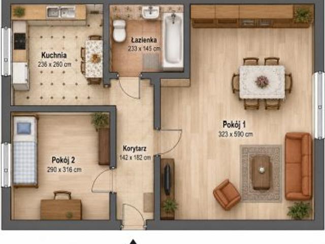 Bezpośrednio, Rzeszów, Krakowska Południe, ul. Krakowska, 44 m² Mieszkanie