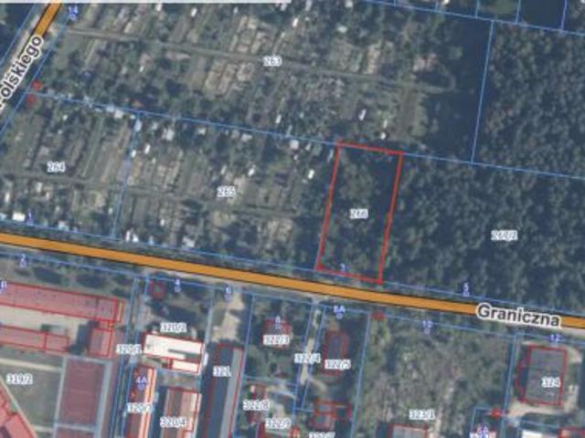 Bezpośrednio, Włodawa, ul. Graniczna, 3000 m² Działka