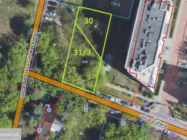 Bezpośrednio, Warszawa, Bielany, ul. Żółwia, 816 m² Działka