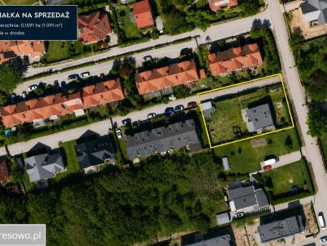 Bezpośrednio, Warszawa, Wawer, ul. Poprawna, 1091 m² Działka