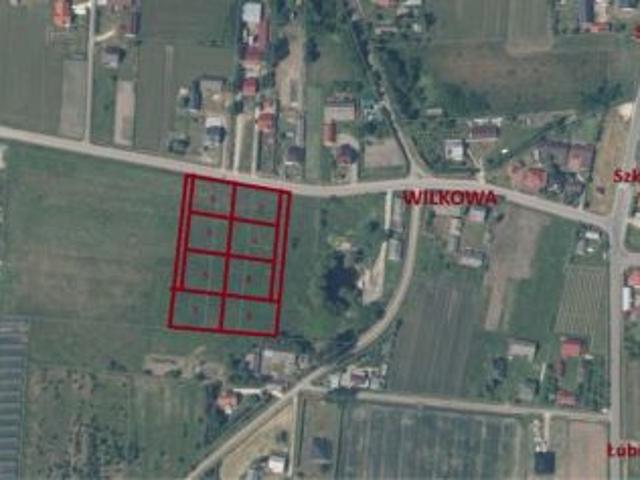 Bezpośrednio, Wilkowa, 1100 m² Działka