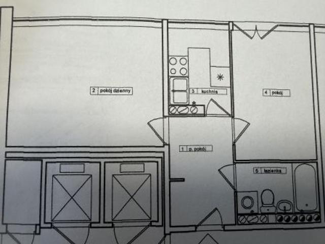 Bezpośrednio, Świnoujście, ul. Grunwaldzka, 38 m² Mieszkanie