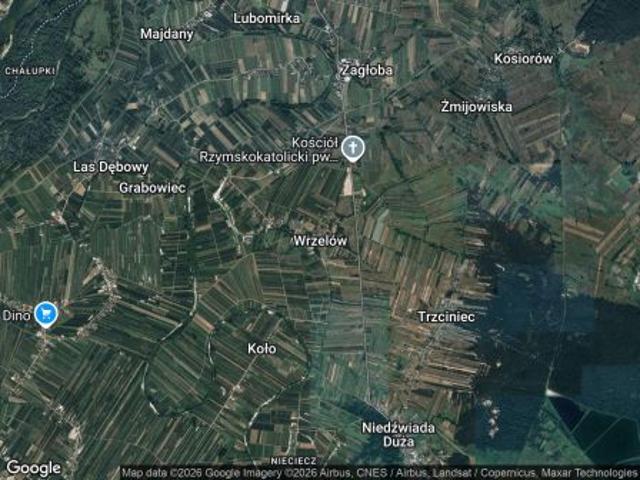Bezpośrednio, Wrzelów, 16600 m² Działka