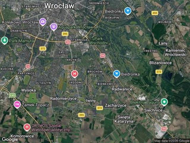 Bezpośrednio, Wrocław, Brochów, 300 m² Działka