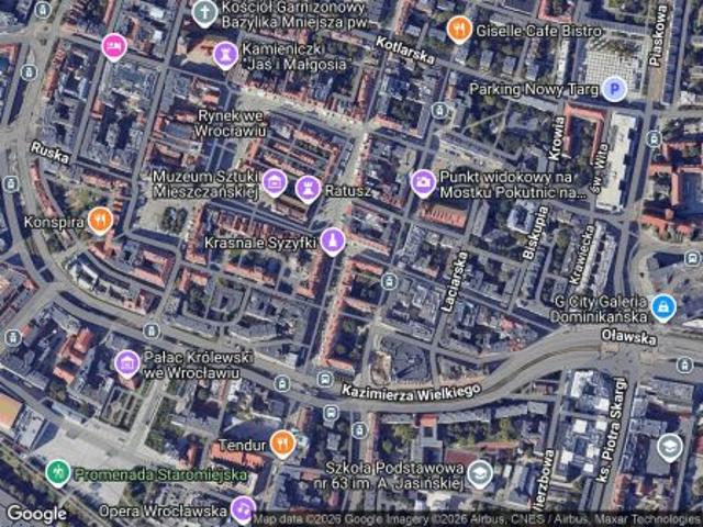Bezpośrednio, Wrocław, Stare Miasto, ul. Oławska, 25 m² Mieszkanie