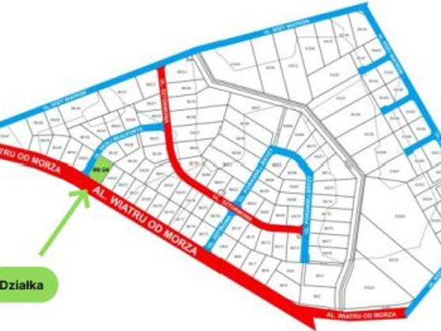 Bezpośrednio, Wytowno, al. Wiatru od Morza, 1149 m² Działka