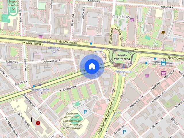 Bezpośrednio wynajmę nowoczesne 37 m2 al. Waszyngtona No Agency Fees