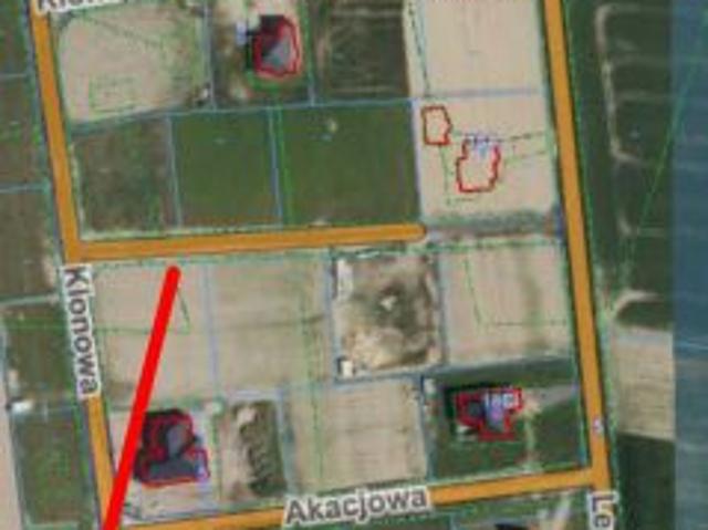 Bezpośrednio, Tłuchowo, ul. Leśna, 1400 m² Działka
