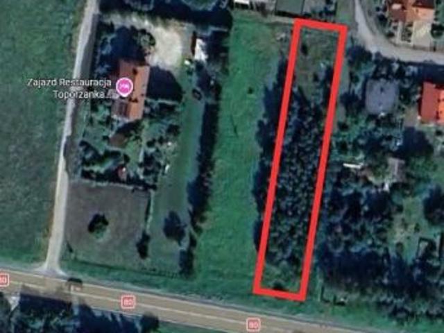 Bezpośrednio, Toporzysko, 2181 m² Działka