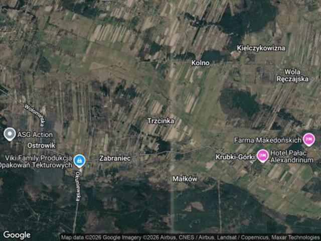 Bezpośrednio, Trzcinka, 1250 m² Działka