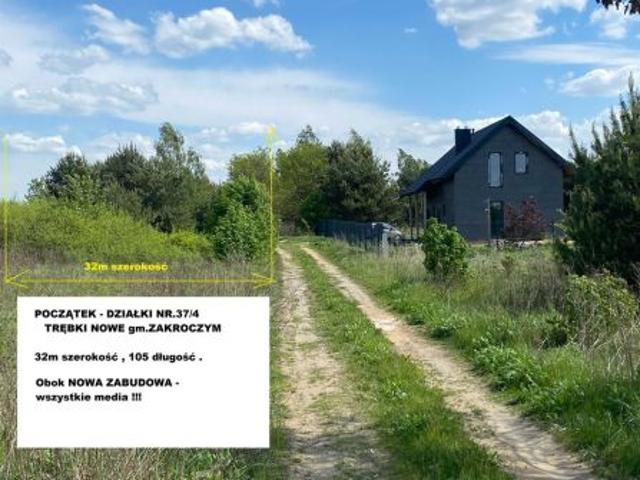 Bezpośrednio, Trębki Nowe, 3356 m² Działka