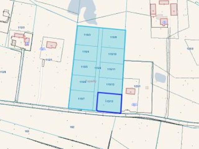 Bezpośrednio, Tupadły, 1100 m² Działka