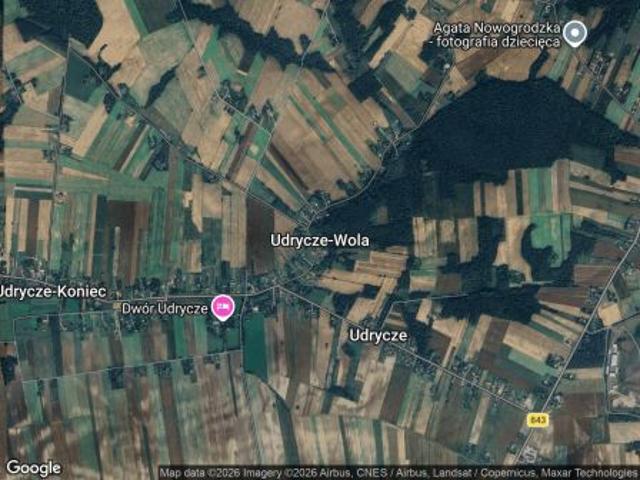Bezpośrednio, Udrycze Wola, 8900 m² Działka