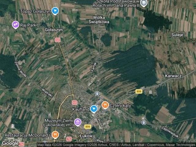 Bezpośrednio, Łuków, ul. Rurowa, 1715 m² Działka