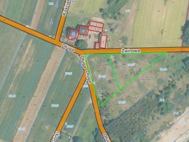 Bezpośrednio, Zabijak, ul. Żwirowa, 3242 m² Działka