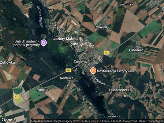 Bezpośrednio, Zaniemyśl, 300 m² Działka