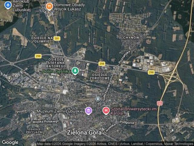 Bezpośrednio, Zielona Góra, ul. Zdrojowa, 329 m² Działka