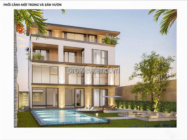 Biệt thự bán tại Nguyễn Ư Dĩ Thảo Điền có hồ bơi 1 hầm 3 lầu có diện tích 668m2