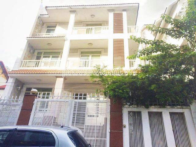 Biệt thự cho thuê tại khu Trần Não Quận 2 diện tích 500m2 với 1 trệt 3 lầu
