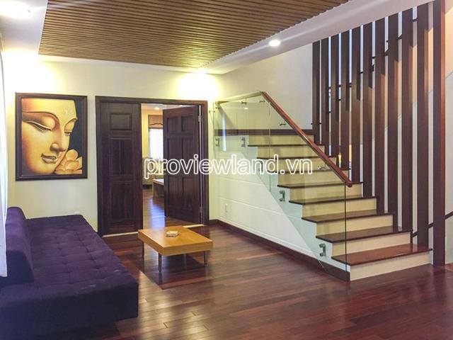 Biệt thự Compound Thảo Điền cho thuê gồm 1 trệt 2 lầu diện tích 550m2